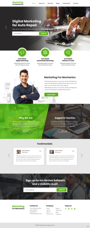 Web Design by pb for this project | Design: #22277446