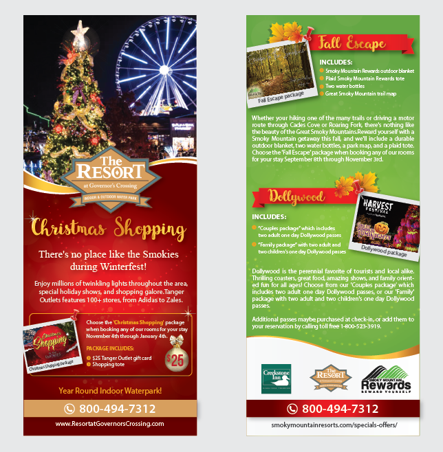 Print Design by alex989 for Smoky Mountain Resorts | Design #22323522
