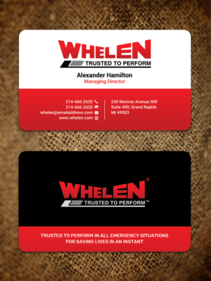 emergency warning sirens for mass notification  | Diseño de Tarjeta de Presentación por Sandaruwan