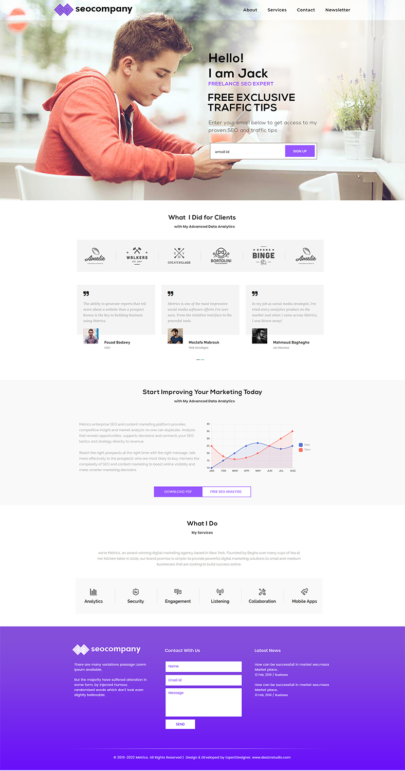 Web Design by Expert Designer for this project | Design #22266217