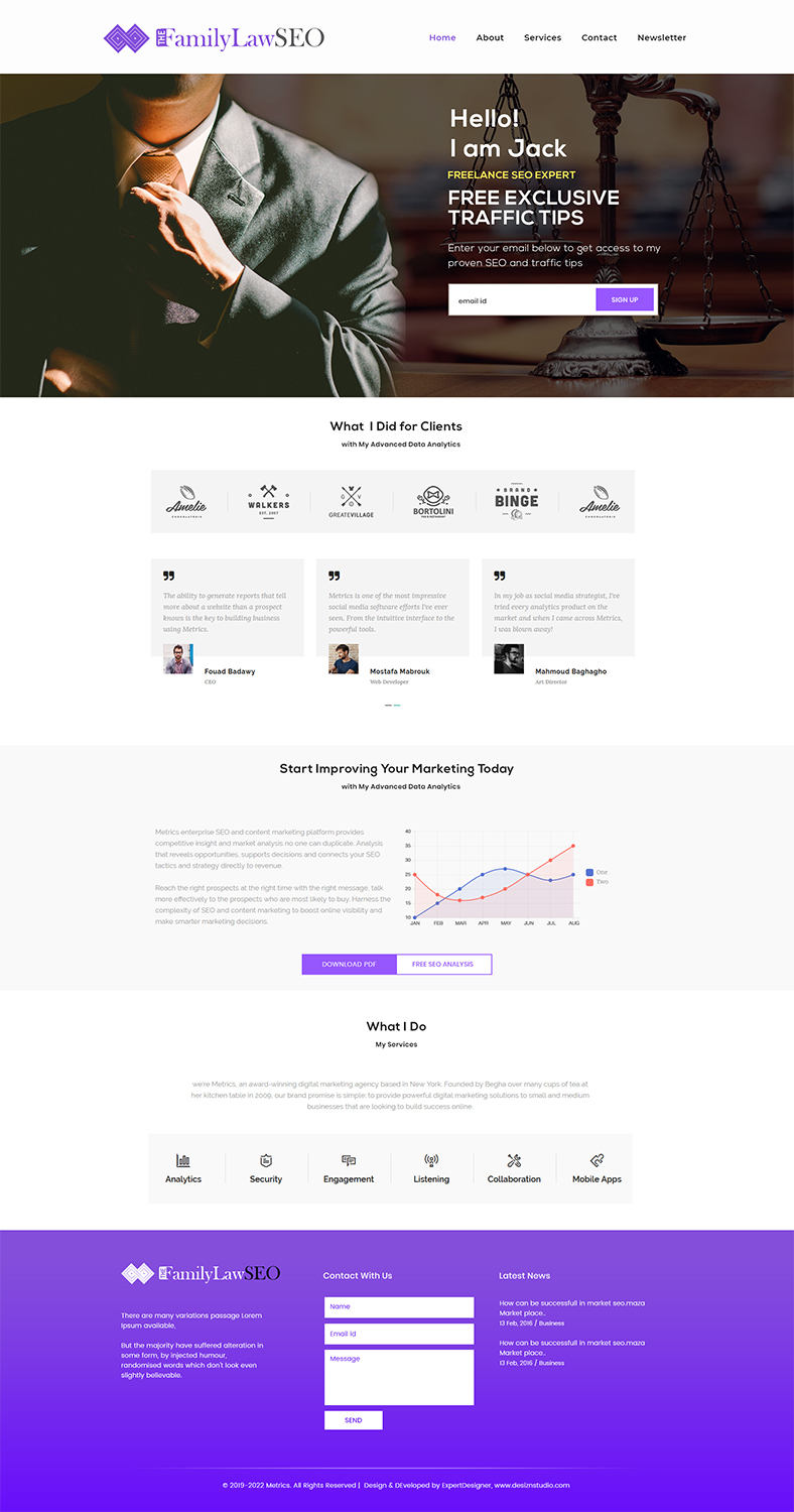 Web Design by Expert Designer for this project | Design #22311447