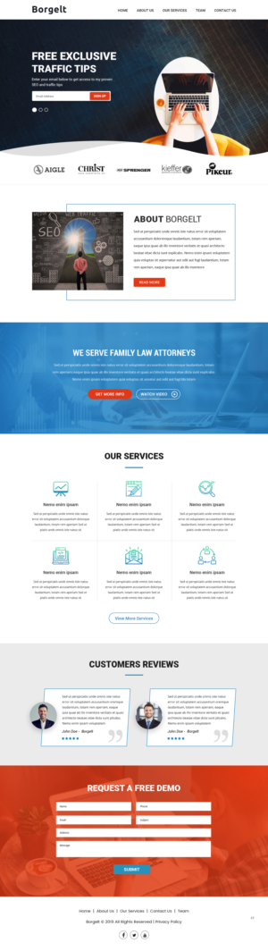 Web Design by pb for this project | Design #22268893