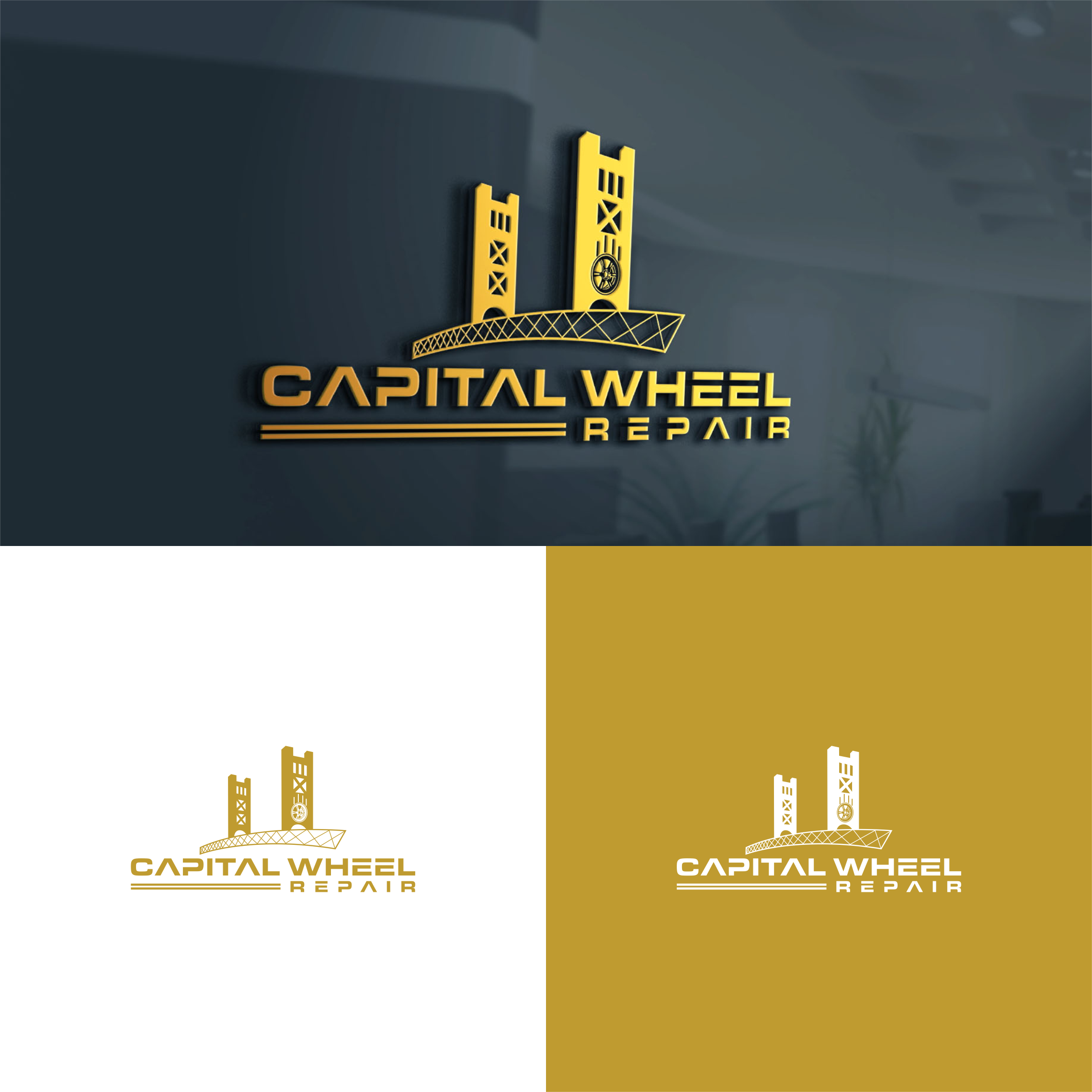 Logo Design by tejo for Capital Wheel Repair | Design #22293343