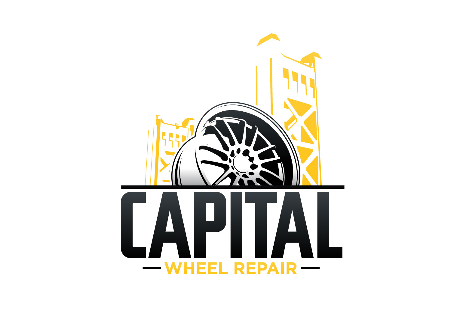Diseño de Logo por ziramcreative para Capital Wheel Repair | Diseño #22306065