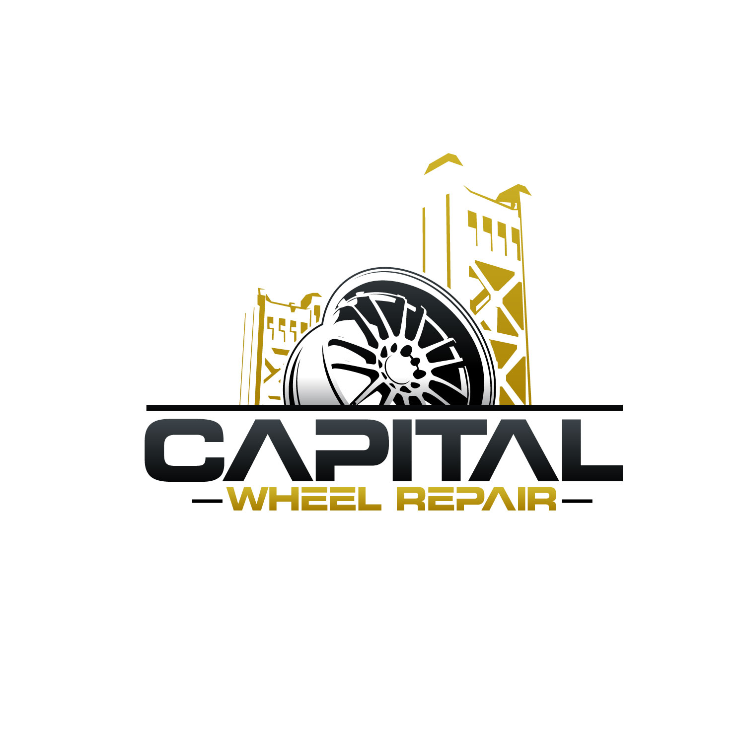 Diseño de Logo por ziramcreative para Capital Wheel Repair | Diseño #22366510