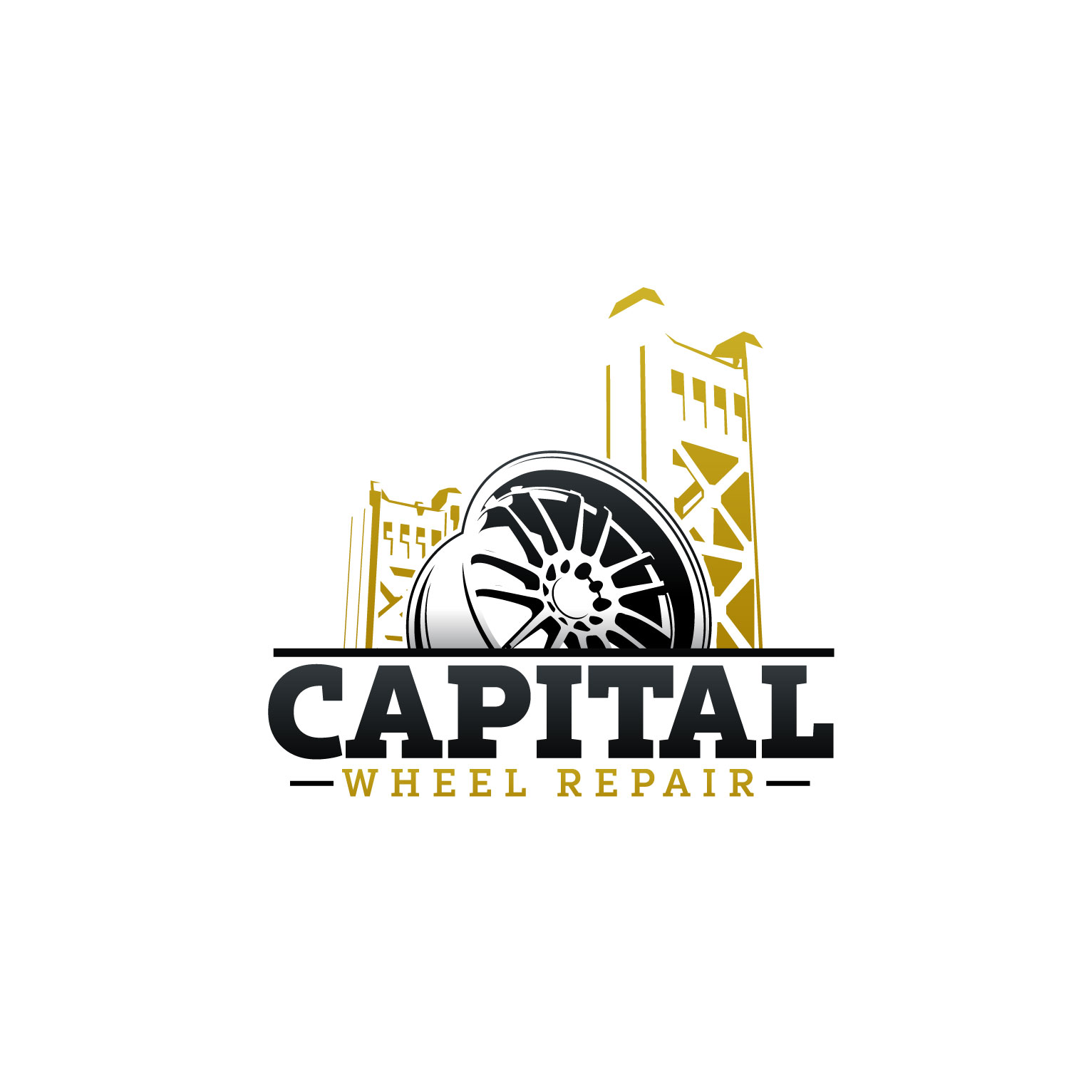 Logo Design by ziramcreative for Capital Wheel Repair | Design #22366524