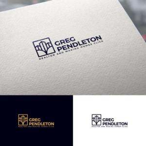 Greg Pendleton, Realtor, and making homes click | Diseño de Logo por Gisella Guzmán