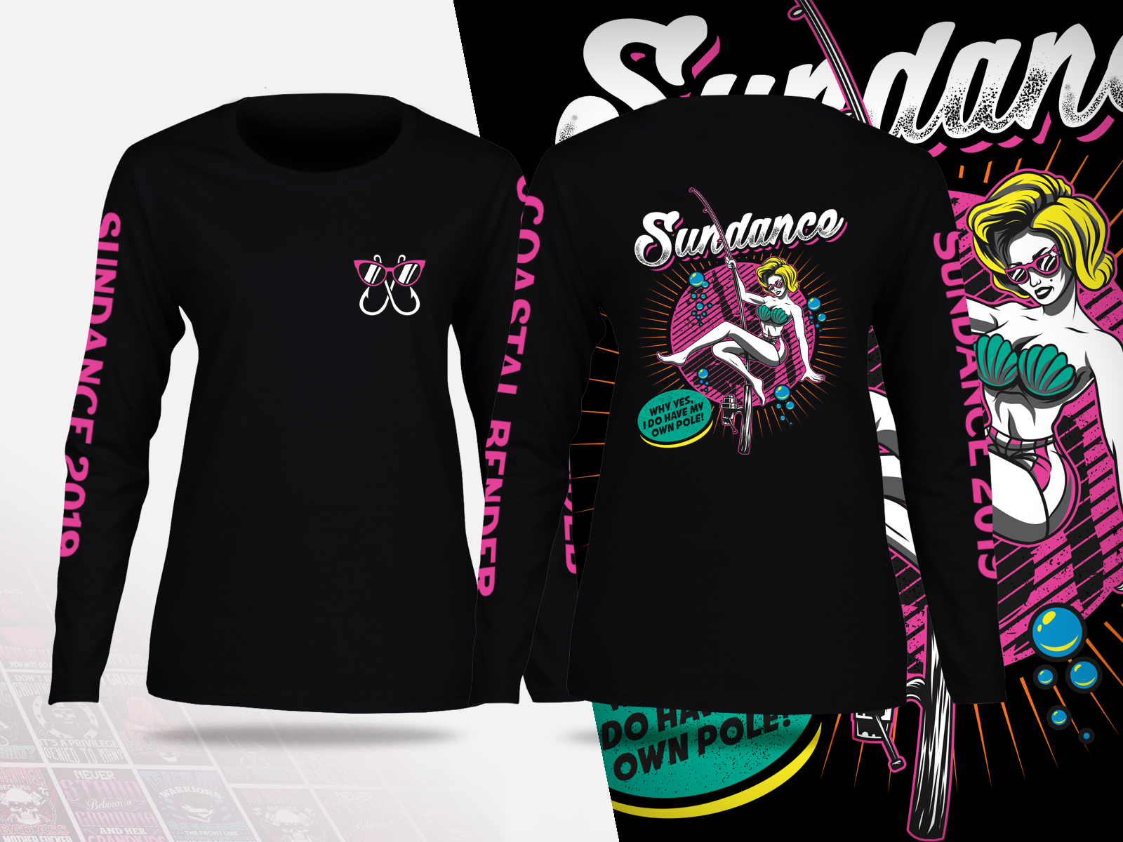 Diseño de Camiseta por GraphicRogue para Sundance Coastal Pole Benders | Diseño #22317996