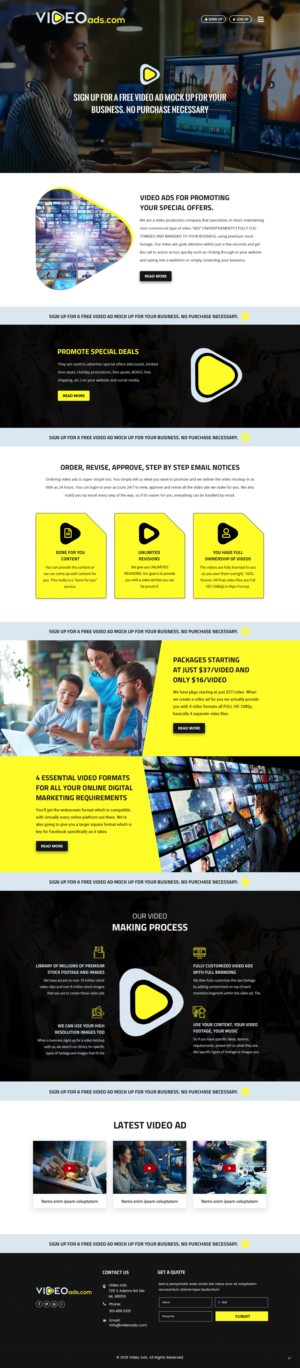 Web Design by pb for Shane | Design: #22268871