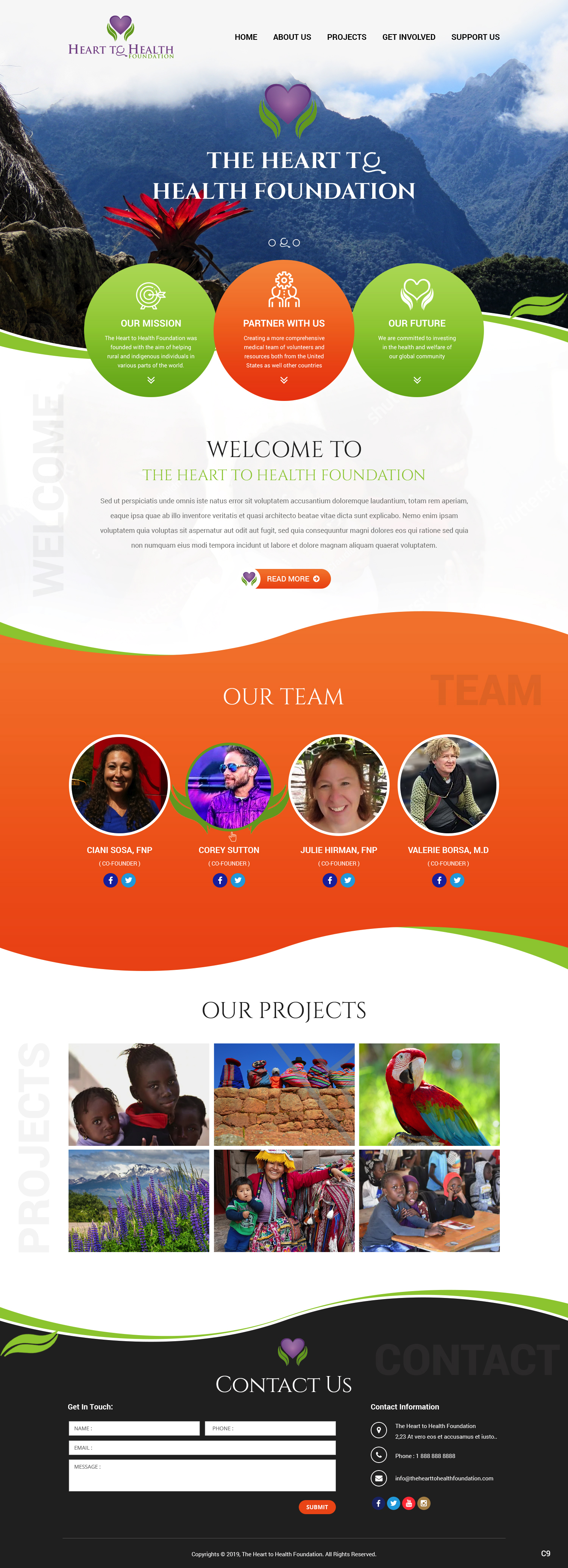 Web Design by pb for Mt Rose Health Center Palliative Care and Hospice | Design #22278859