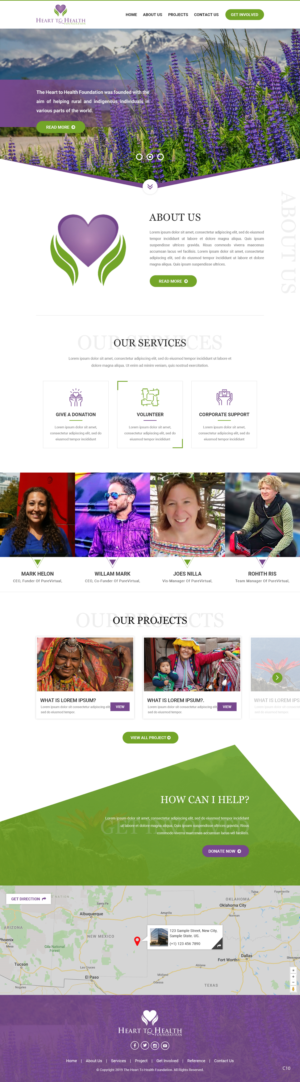 Web Design by pb for Mt Rose Health Center Palliative Care and Hospice | Design: #22278861