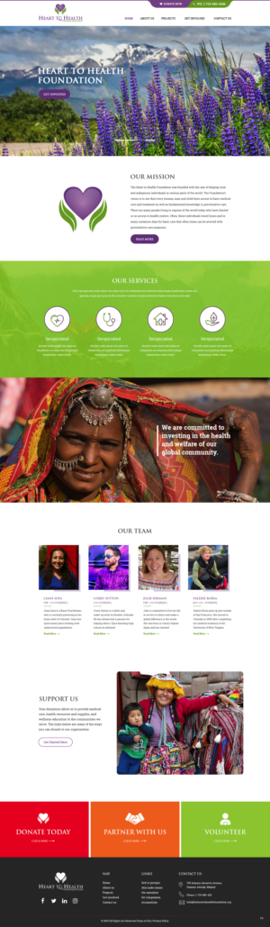 Web Design by pb for Mt Rose Health Center Palliative Care and Hospice | Design: #22278863