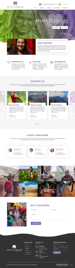 Diseño Web por pb para Mt Rose Health Center Palliative Care and Hospice | Diseño: #22278870