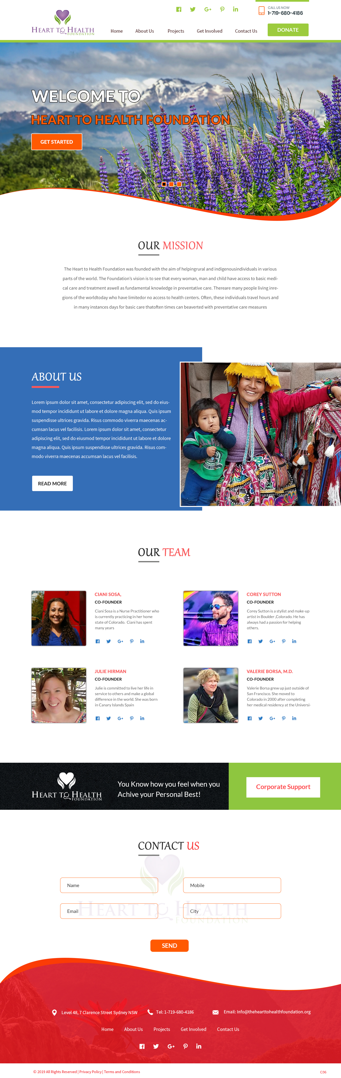 Web Design by pb for Mt Rose Health Center Palliative Care and Hospice | Design #22278877