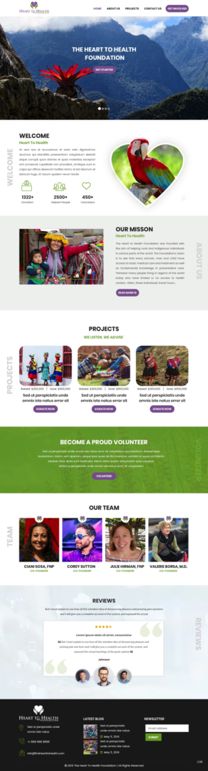 Diseño Web por pb para Mt Rose Health Center Palliative Care and Hospice | Diseño: #22278879