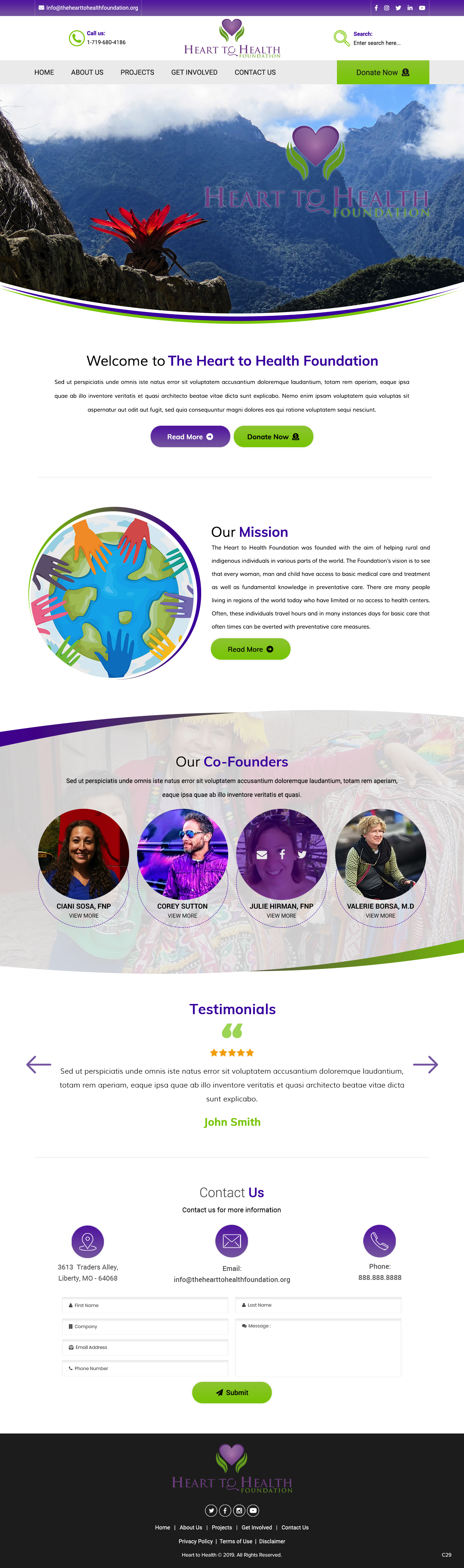 Web Design by pb for Mt Rose Health Center Palliative Care and Hospice | Design #22285014