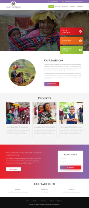 Diseño Web por rightway para Mt Rose Health Center Palliative Care and Hospice | Diseño: #22277551