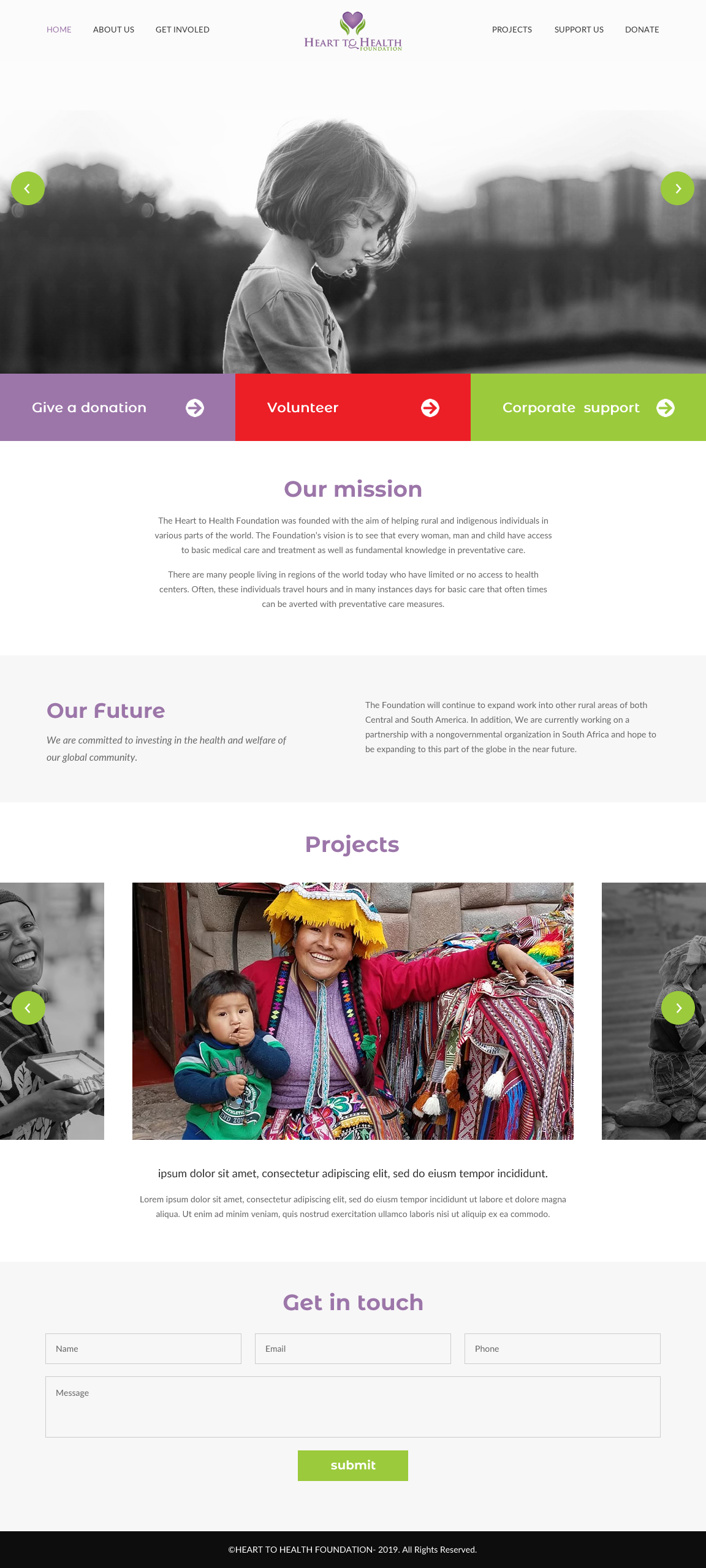 Web Design by rightway for Mt Rose Health Center Palliative Care and Hospice | Design #22277552