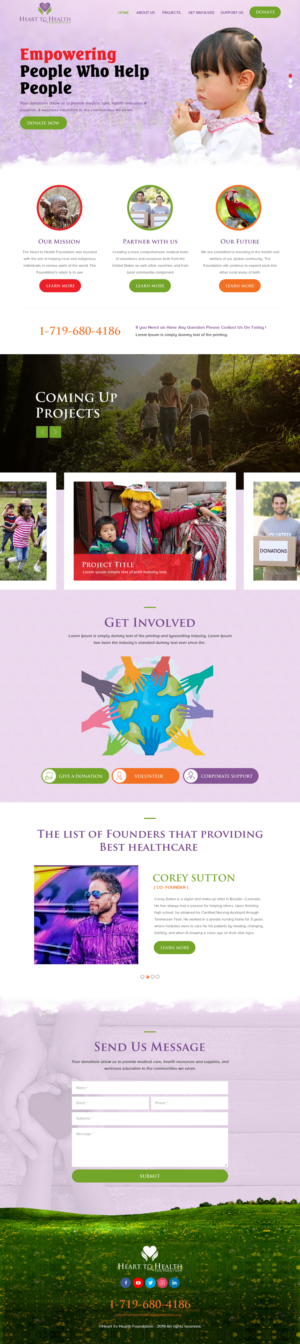 Web Design by rightway for Mt Rose Health Center Palliative Care and Hospice | Design: #22277553