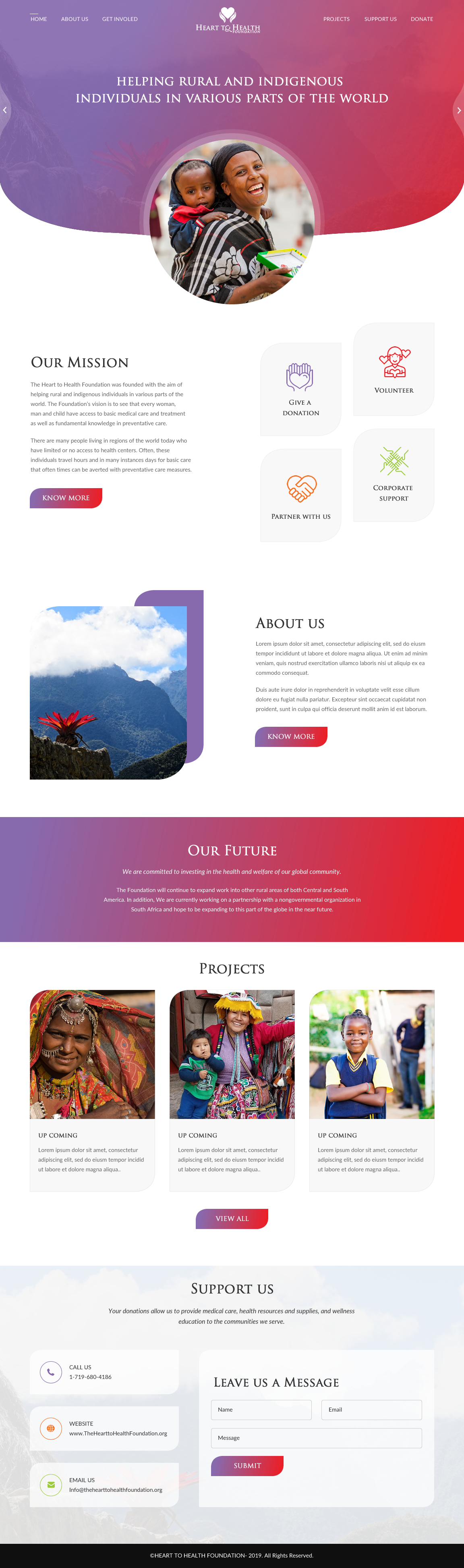 Web Design by rightway for Mt Rose Health Center Palliative Care and Hospice | Design #22277554