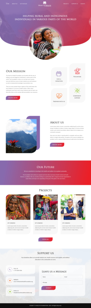 Diseño Web por rightway para Mt Rose Health Center Palliative Care and Hospice | Diseño: #22277554