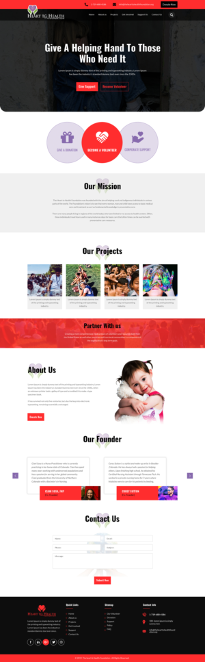 Web Design by rightway for Mt Rose Health Center Palliative Care and Hospice | Design: #22277563