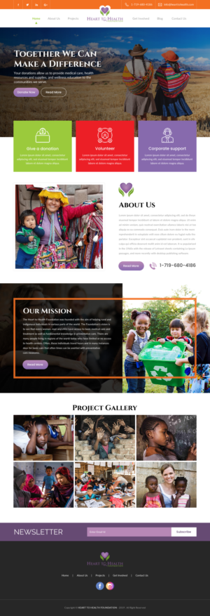Web Design by rightway for Mt Rose Health Center Palliative Care and Hospice | Design #22277564