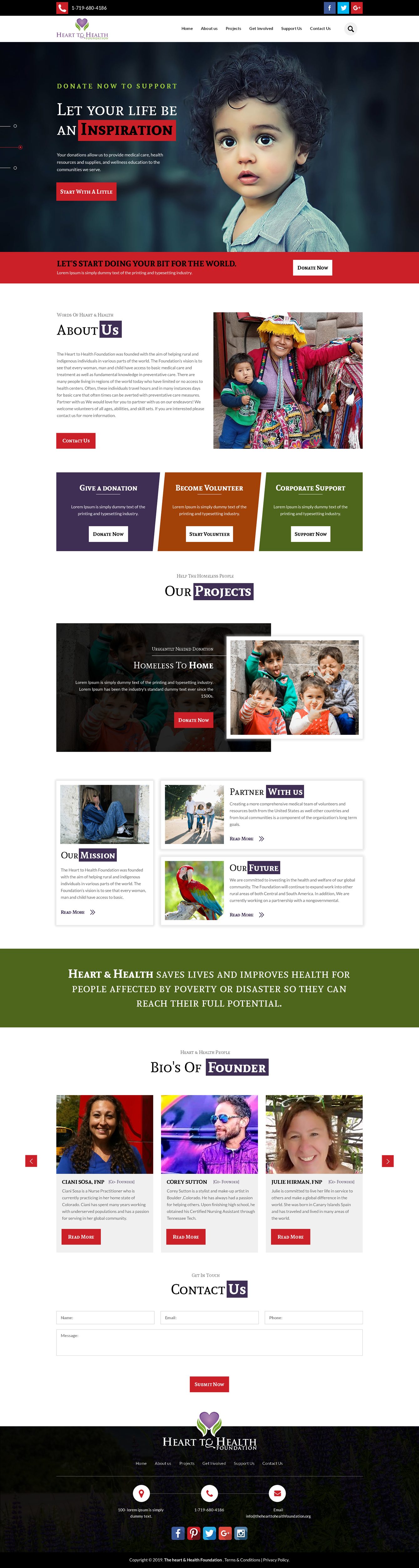Web Design by rightway for Mt Rose Health Center Palliative Care and Hospice | Design #22277565