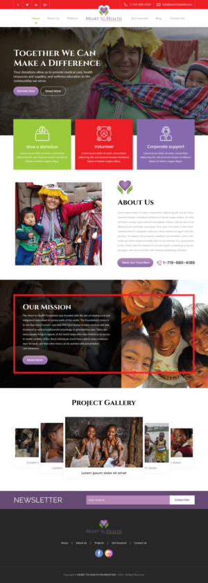 Web Design by rightway for Mt Rose Health Center Palliative Care and Hospice | Design: #22344306
