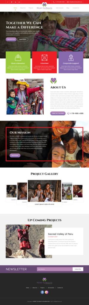 Web Design by rightway for Mt Rose Health Center Palliative Care and Hospice | Design: #22349298