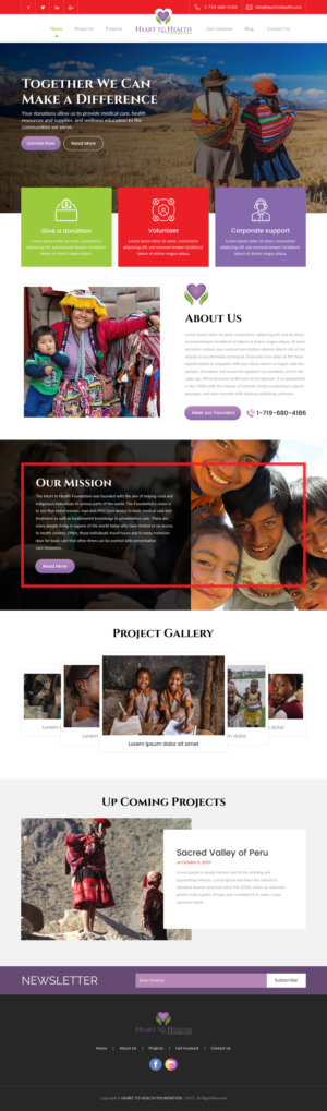 Web Design by rightway for Mt Rose Health Center Palliative Care and Hospice | Design: #22349299