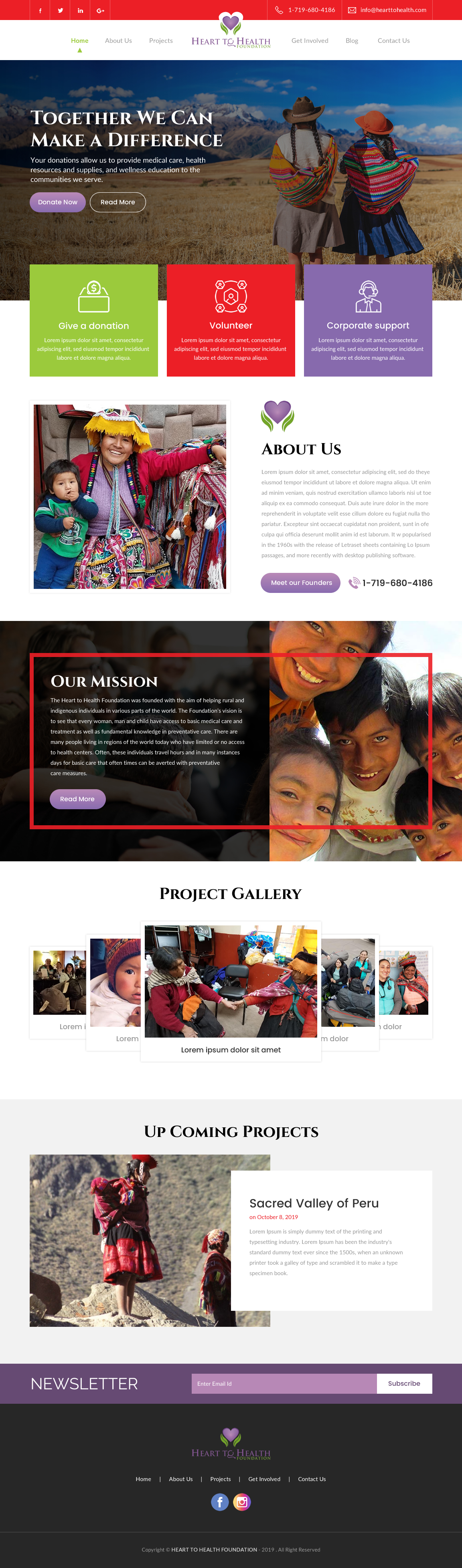 Diseño Web por rightway para Mt Rose Health Center Palliative Care and Hospice | Diseño #22435854