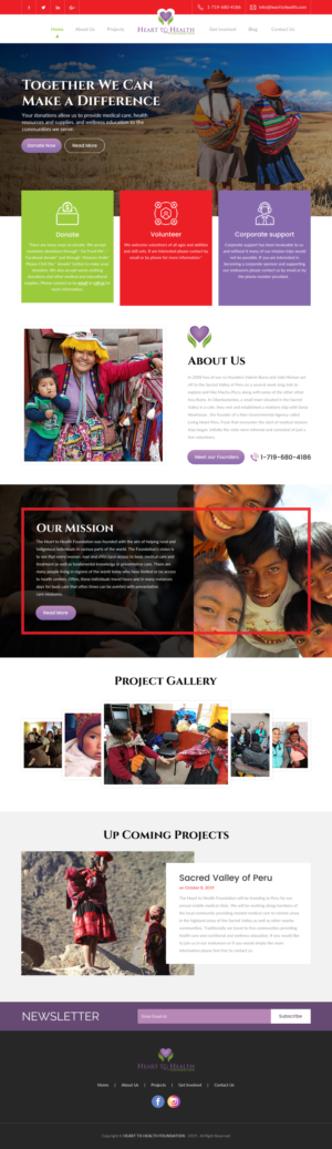 Web Design by rightway for Mt Rose Health Center Palliative Care and Hospice | Design: #22536363