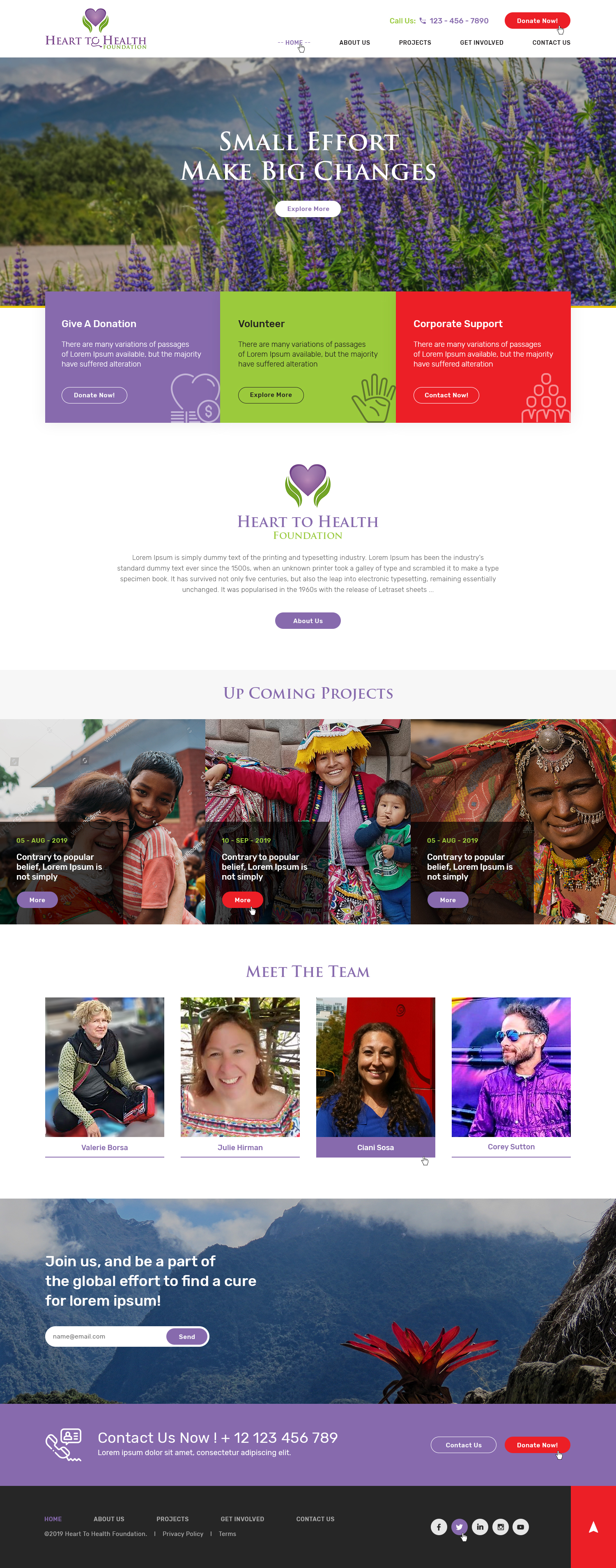 Web Design by Ved Web Services for Mt Rose Health Center Palliative Care and Hospice | Design #22276187