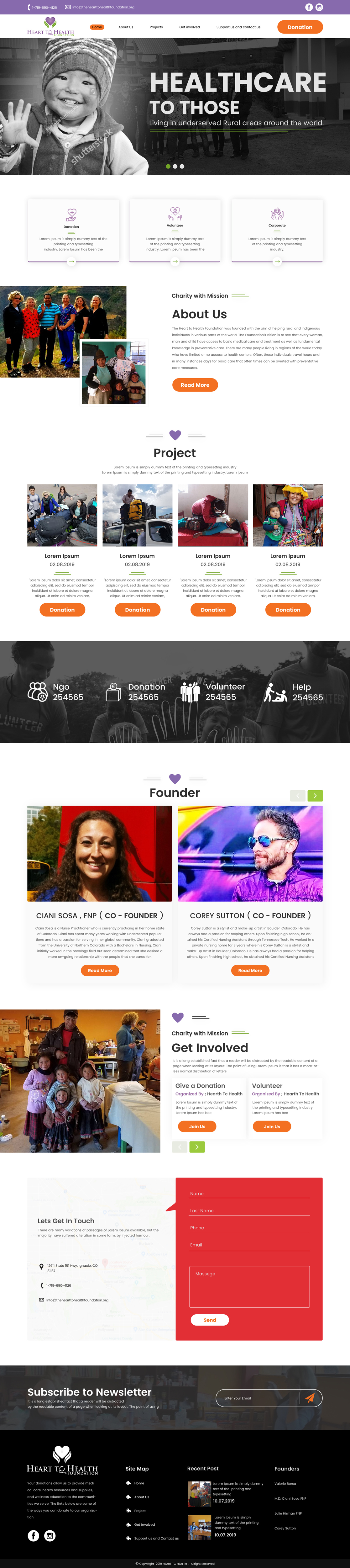 Web Design by sai.designer87 for Mt Rose Health Center Palliative Care and Hospice | Design #22284401