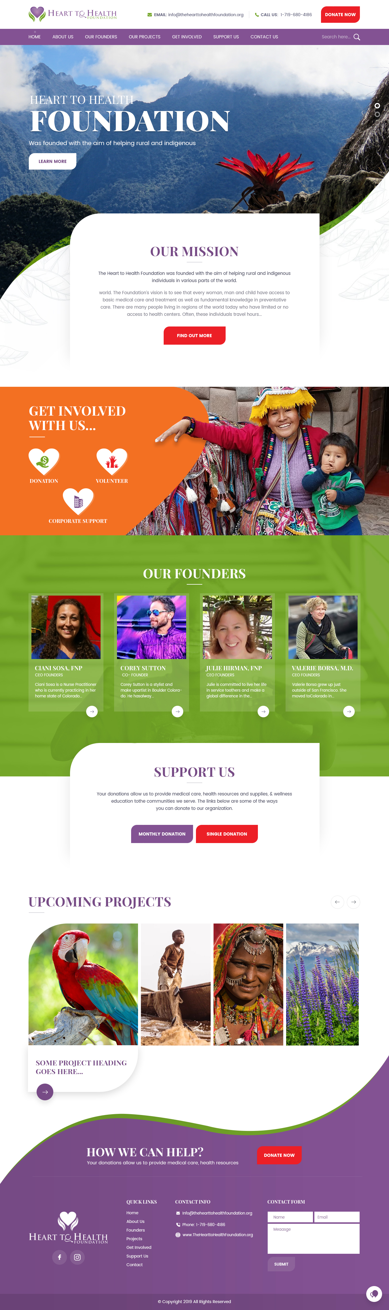 Diseño Web por syrwebdevelopment para Mt Rose Health Center Palliative Care and Hospice | Diseño #22299538