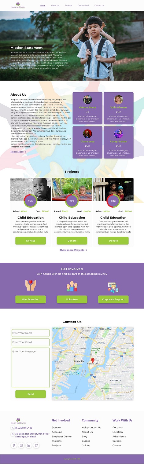 Web Design by 5SD solutions for Mt Rose Health Center Palliative Care and Hospice | Design #22272111