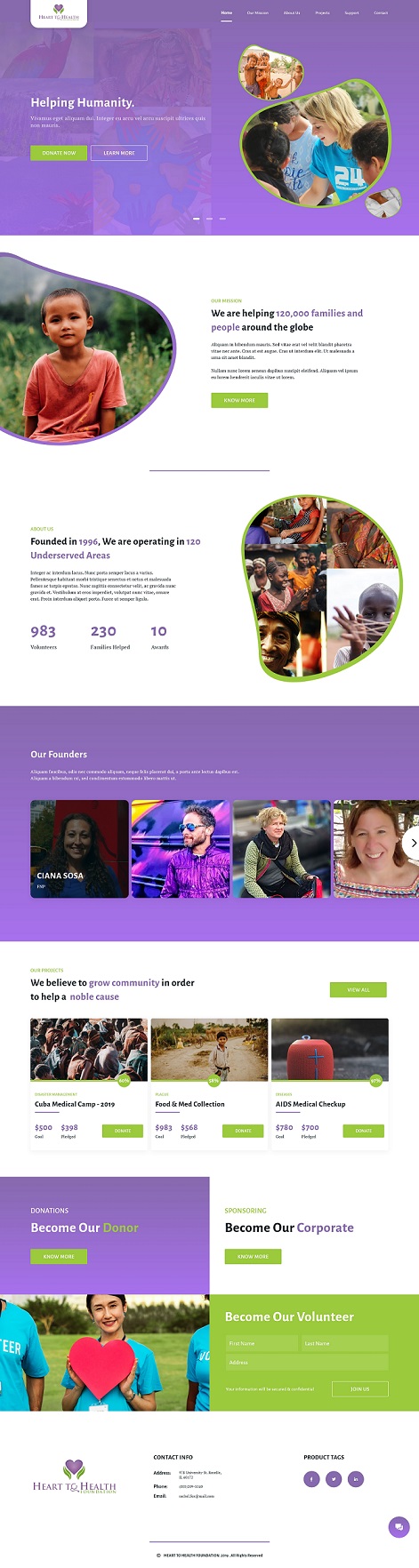 Web Design by 5SD solutions for Mt Rose Health Center Palliative Care and Hospice | Design #22272112