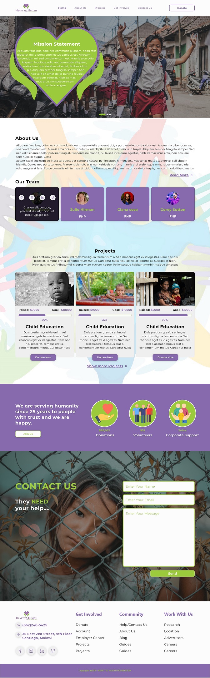 Diseño Web por 5SD solutions para Mt Rose Health Center Palliative Care and Hospice | Diseño #22278305