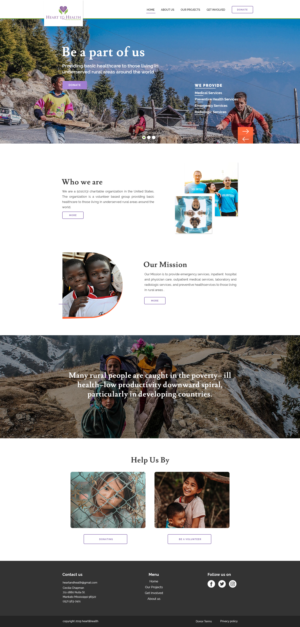 Web Design by Bishwa_Dewan for Mt Rose Health Center Palliative Care and Hospice | Design: #22269674