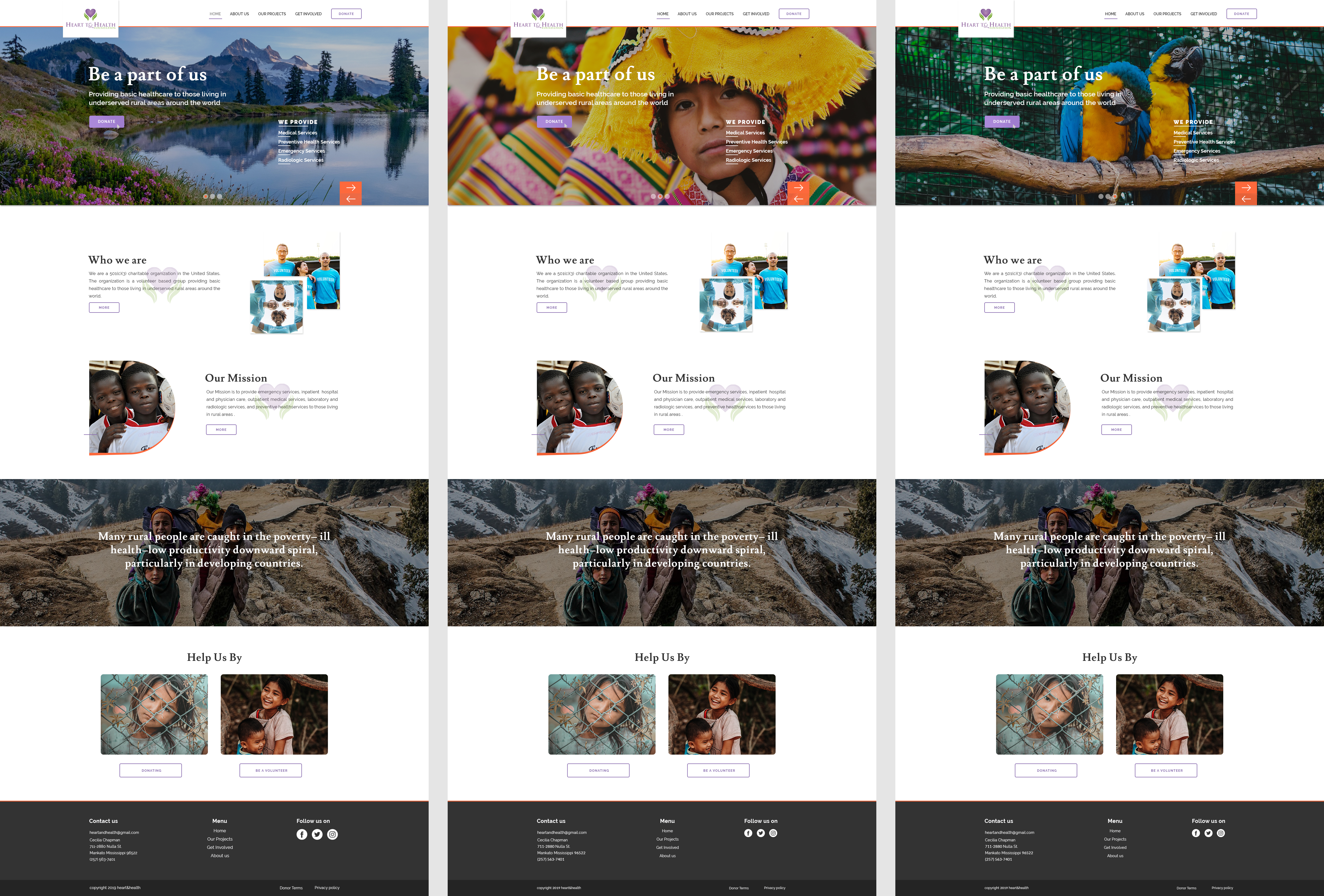 Web Design by Bishwa_Dewan for Mt Rose Health Center Palliative Care and Hospice | Design #22271565