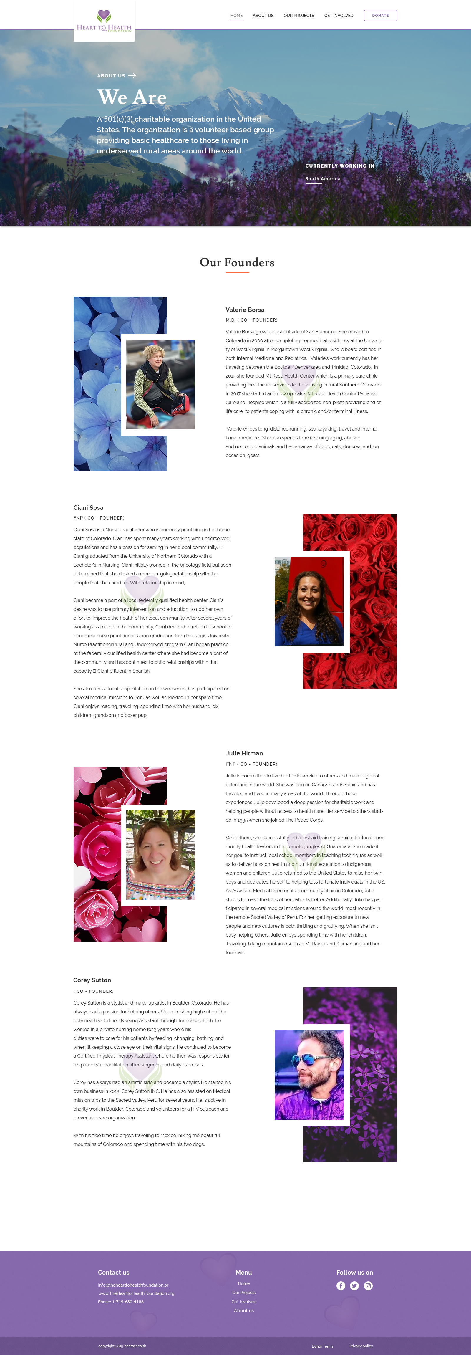 Web Design by Bishwa_Dewan for Mt Rose Health Center Palliative Care and Hospice | Design #22279594