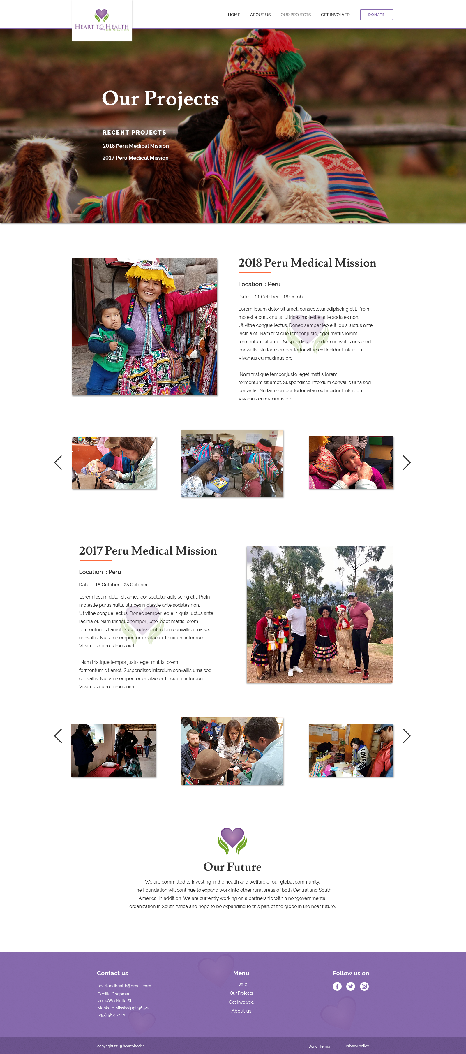 Web Design by Bishwa_Dewan for Mt Rose Health Center Palliative Care and Hospice | Design #22295474