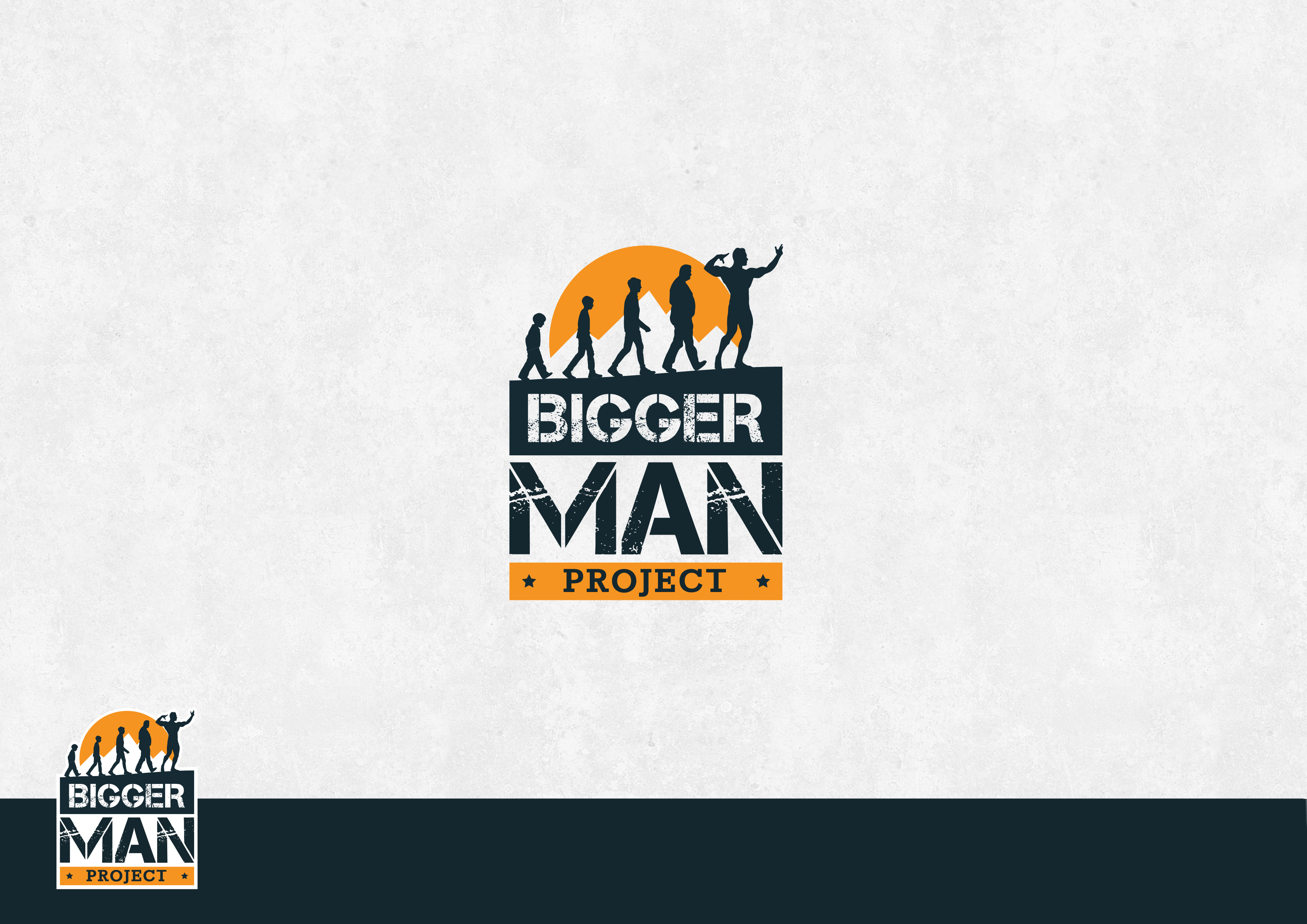 Logo Design by dm.design for Bigger Man Project | Design #22288194
