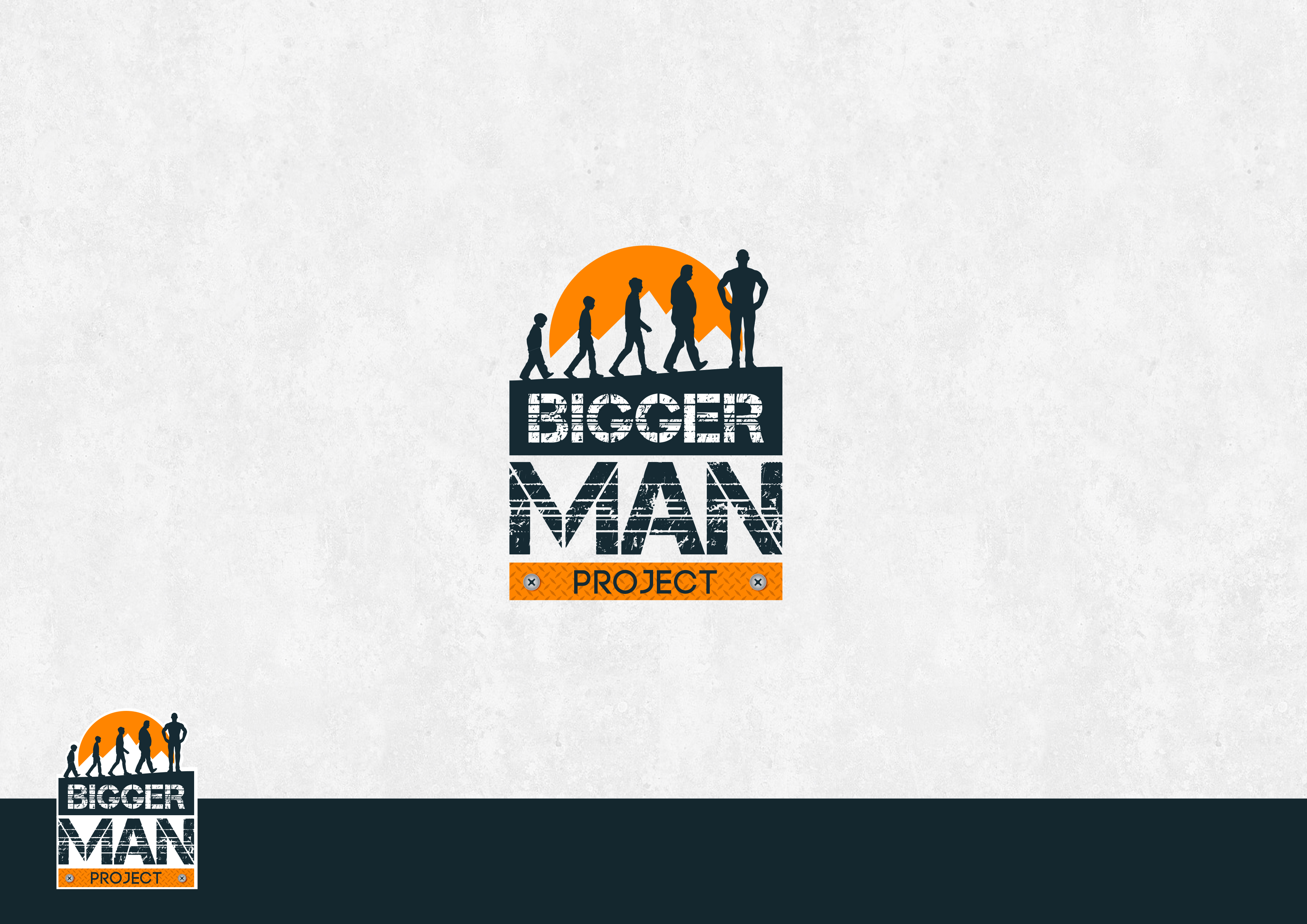 Logo Design by dm.design for Bigger Man Project | Design #22309248