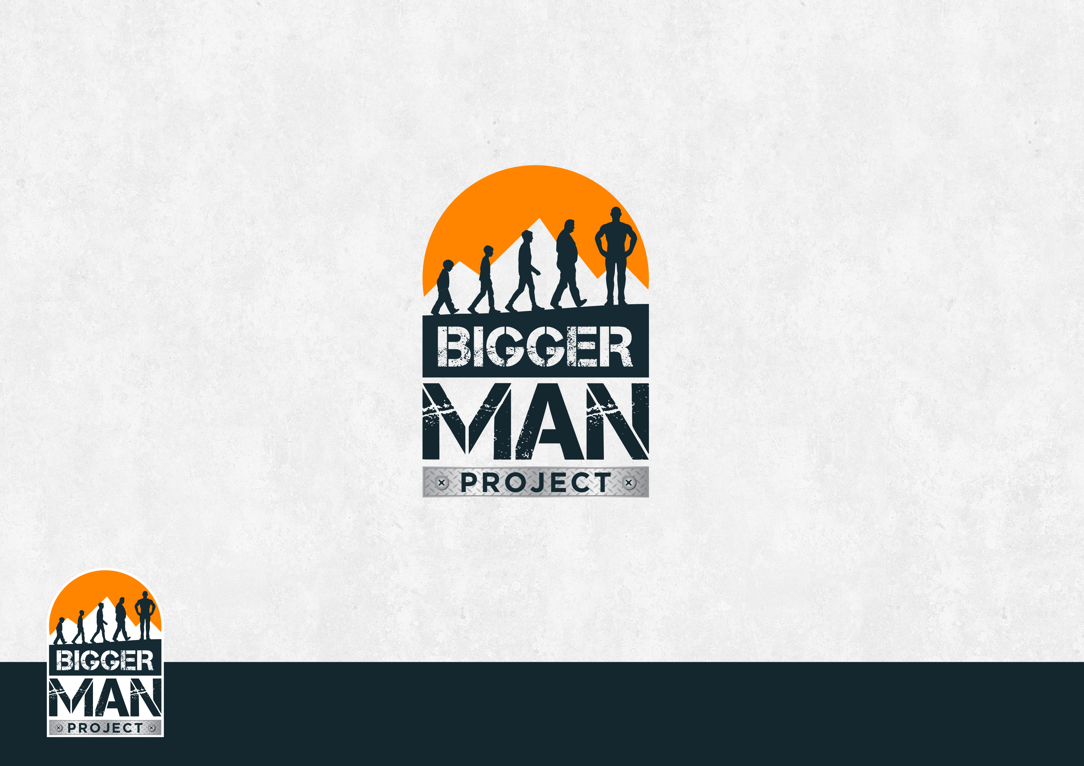 Logo Design by dm.design for Bigger Man Project | Design #22332197
