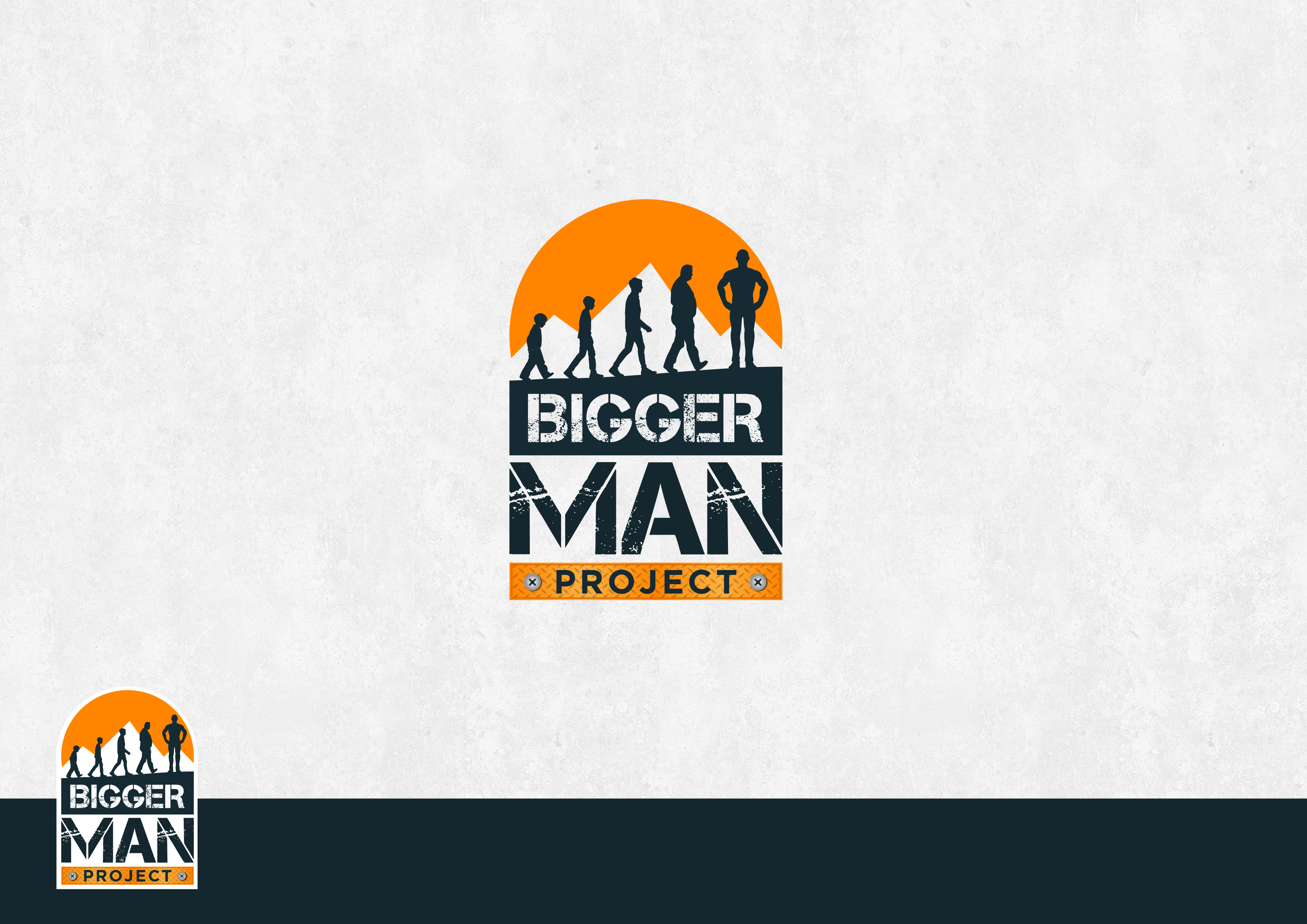 Logo Design by dm.design for Bigger Man Project | Design #22332198