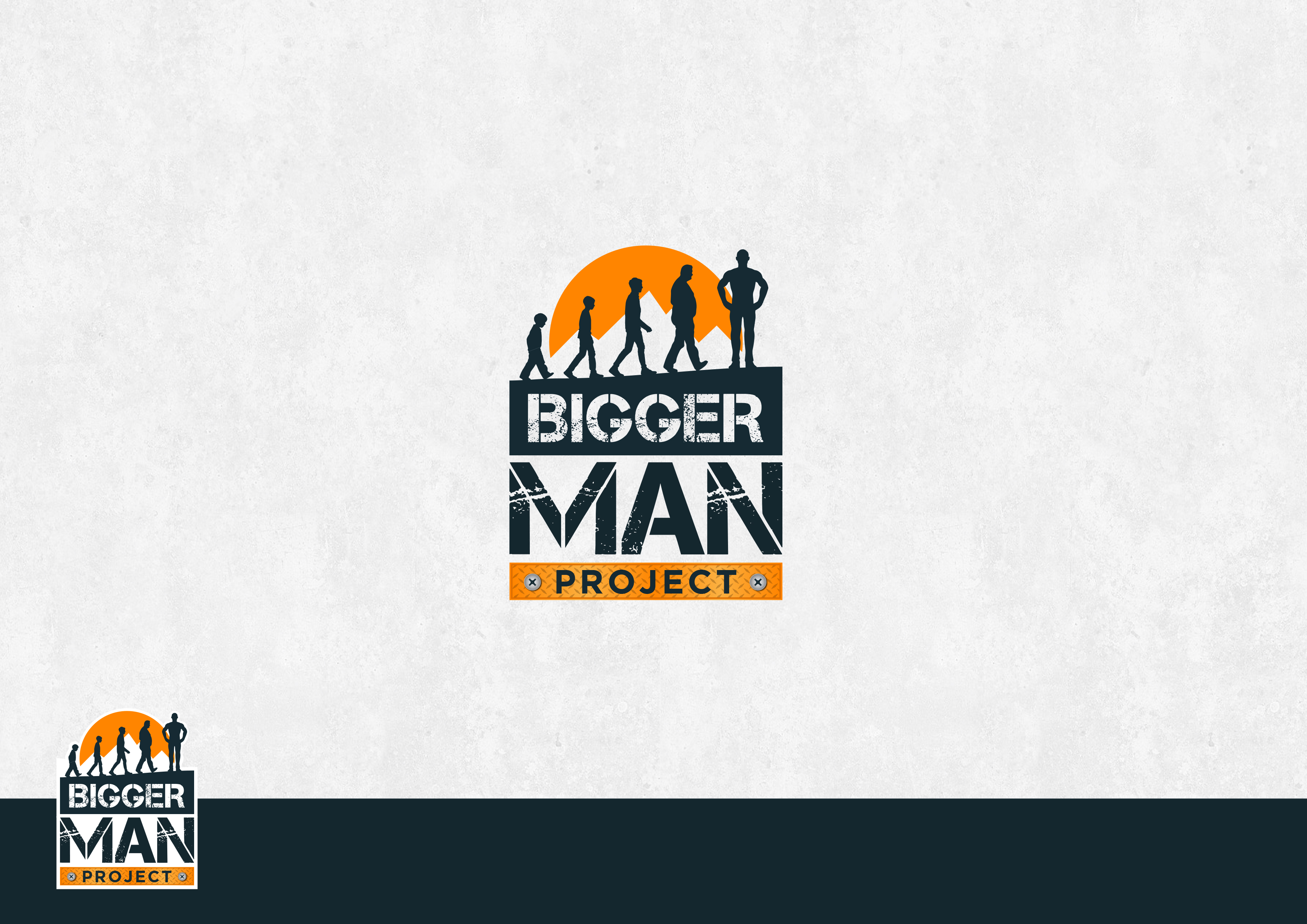 Logo Design by dm.design for Bigger Man Project | Design #22356304