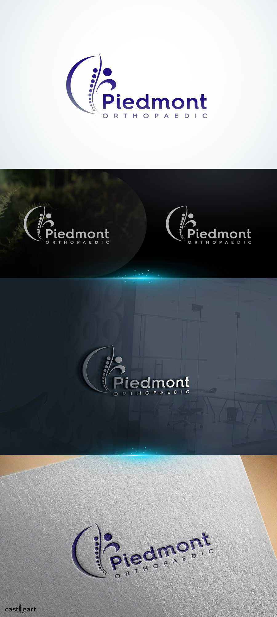Logo Design by CastleArt for Piedmont Sports Medicine and Orhopaedic Clinic | Design #22276104