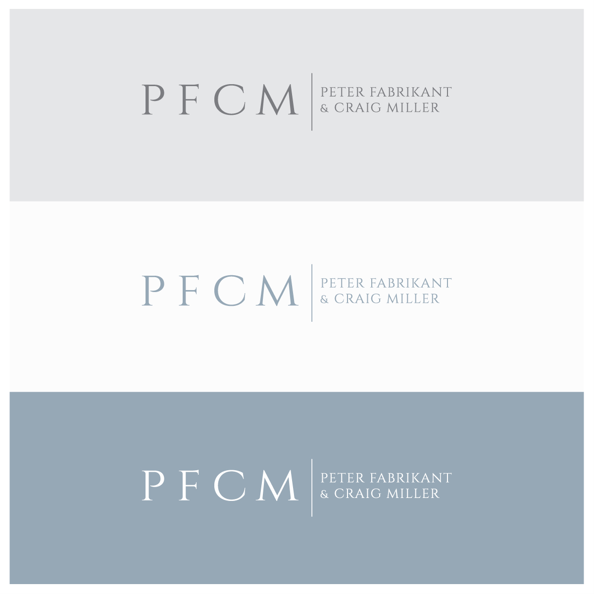 Logo Design by anonrotide for Peter Fabrikant & Craig Miller | Design #22320189